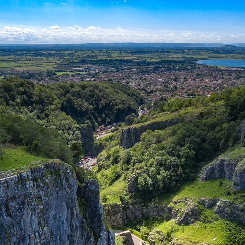 Aerial,View,Of,Cheddar,Gorge Cheddar Gorge